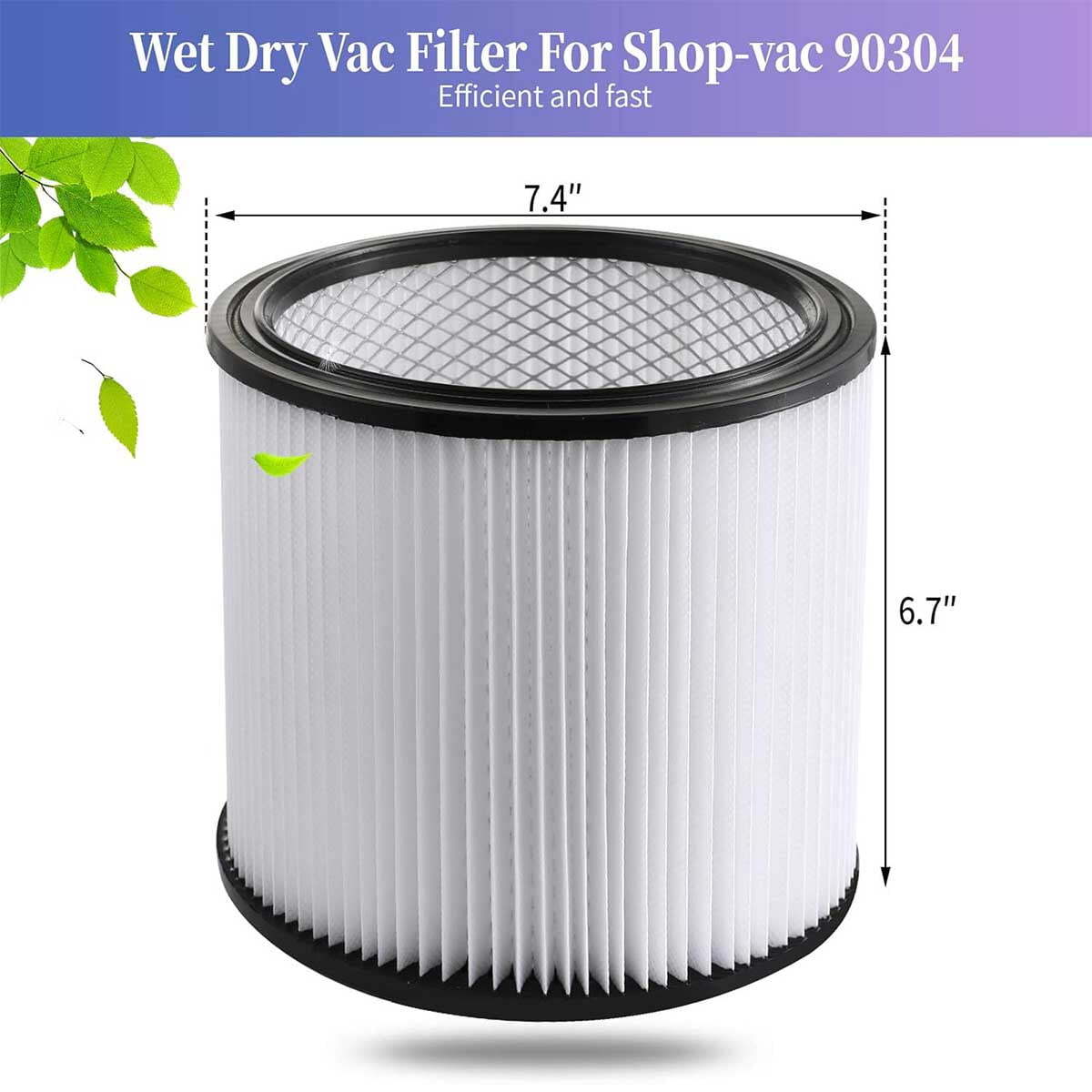 1x HEPA Filter Cartridge For Shop-Vac LB650C MSC85EM300 MSC85L450