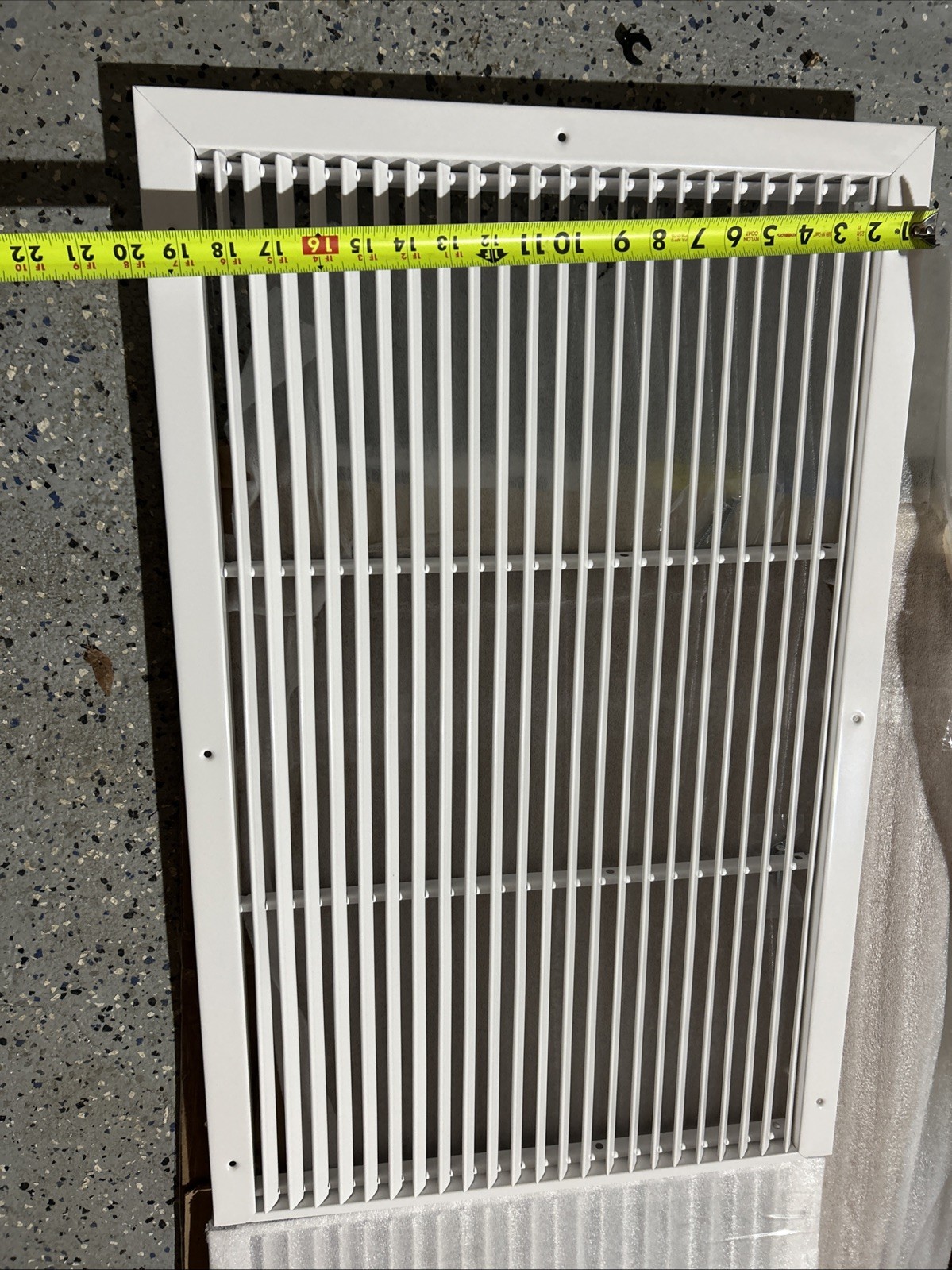 Titus 20×62 Air Vent Powder Coated Steel