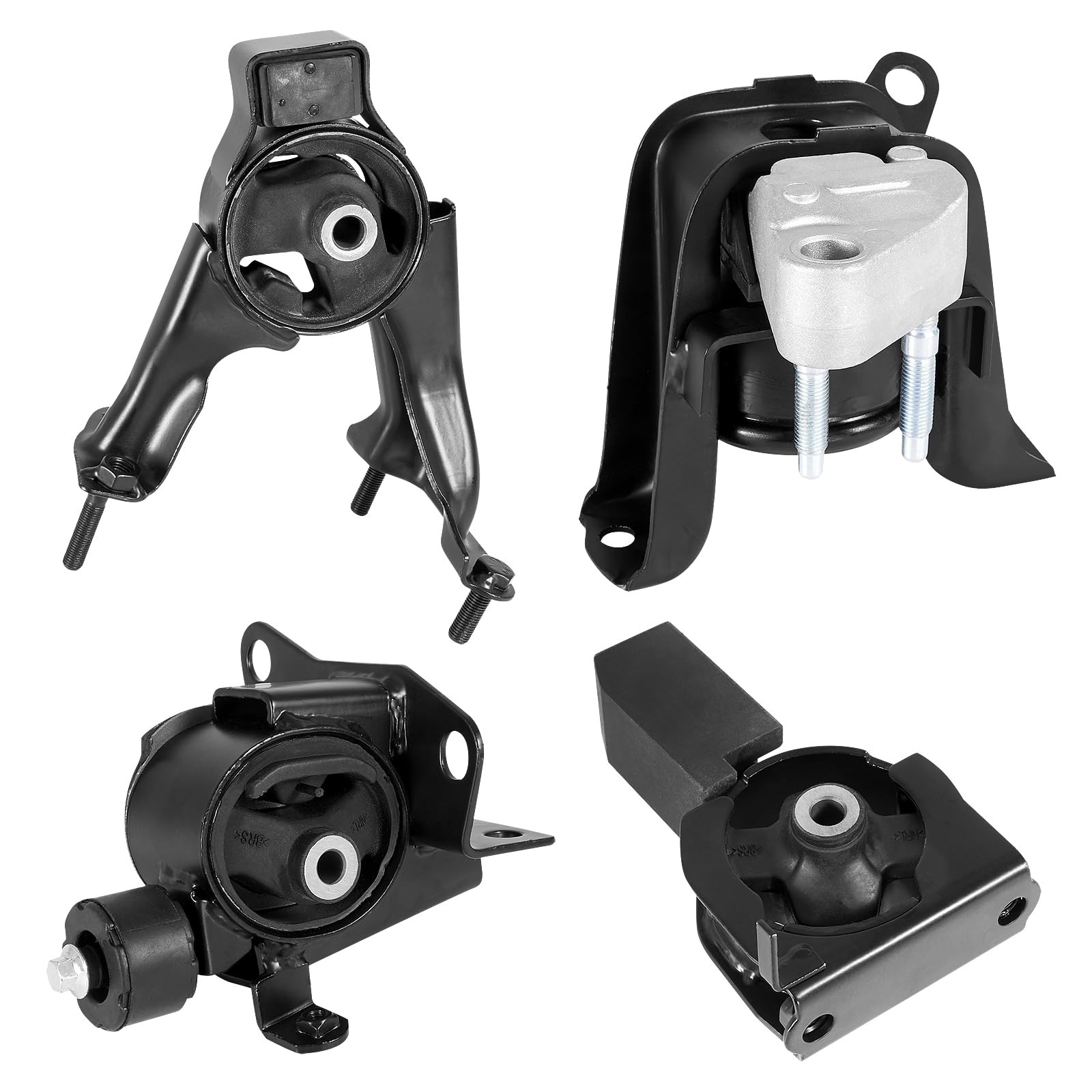 (Genuine OE Quality) Engine Motor Mount Set Compatible with 2003-2008 Black