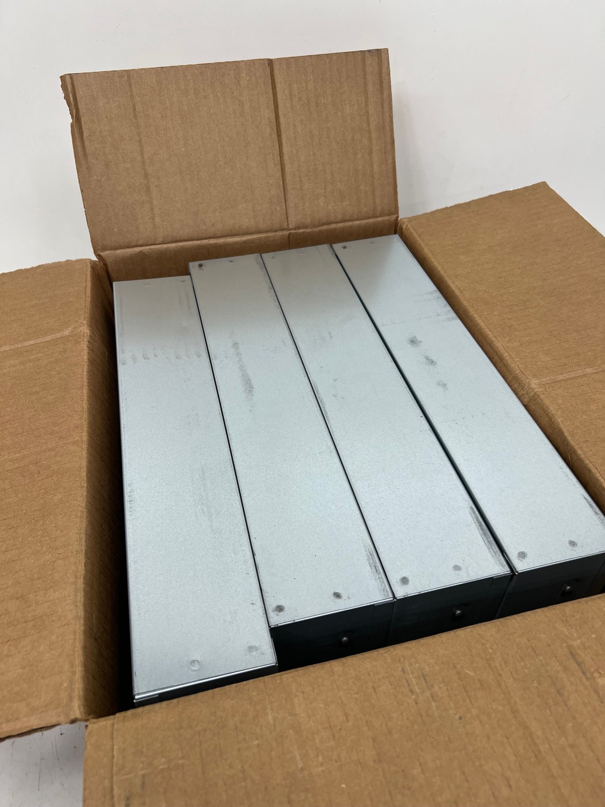LOT OF 4 Master Flow Block Style 16 in. x 8 in. Aluminum Foundation Vent