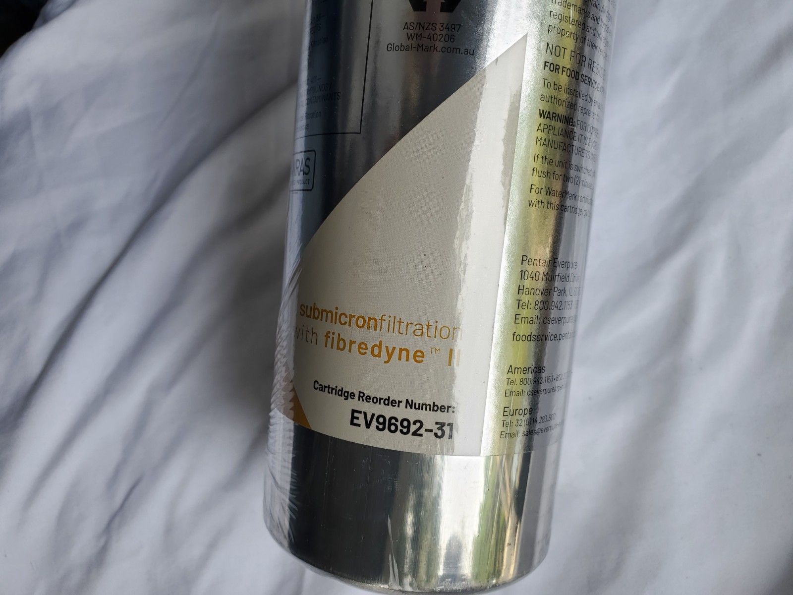 Pentair Everpure 4FC-S Replacement Water Filter Cartridge