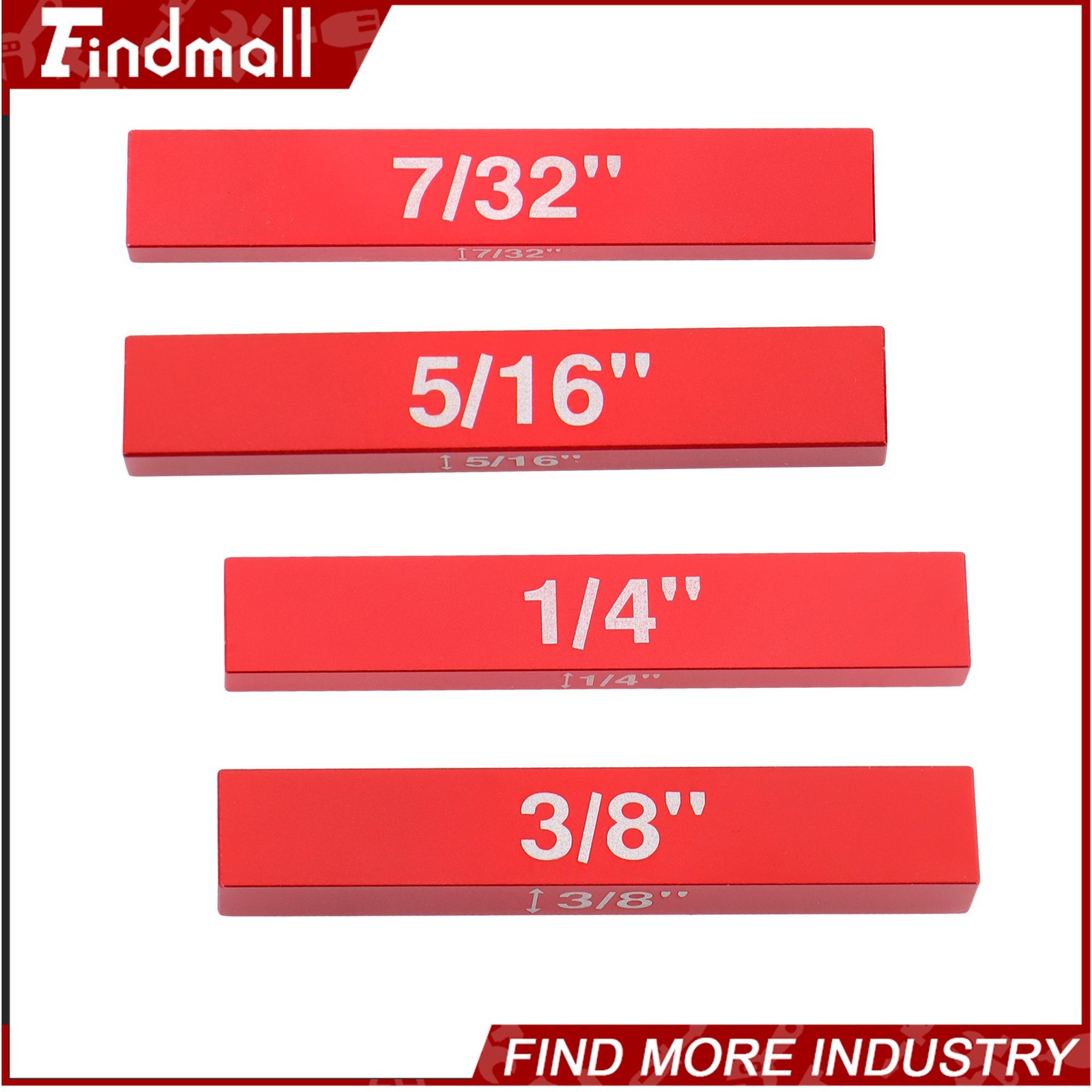 Findmall 15 Pack Setup Bars Woodworking Bench Saw Measuring Blocks Aluminum