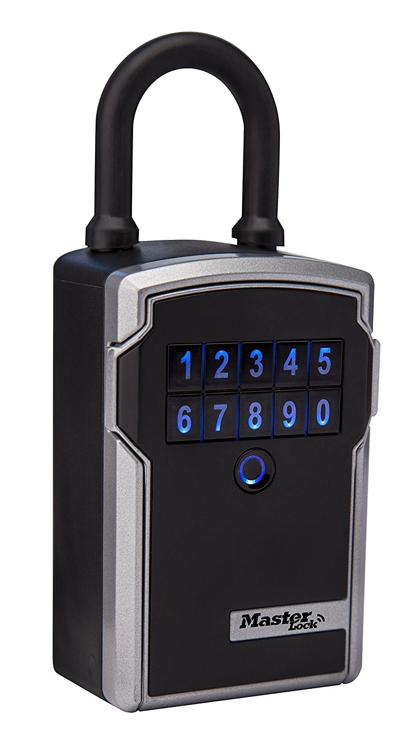 Master Lock 5440D Lock Box, Bluetooth Portable Key Safe, 3-1/4 in. Wide