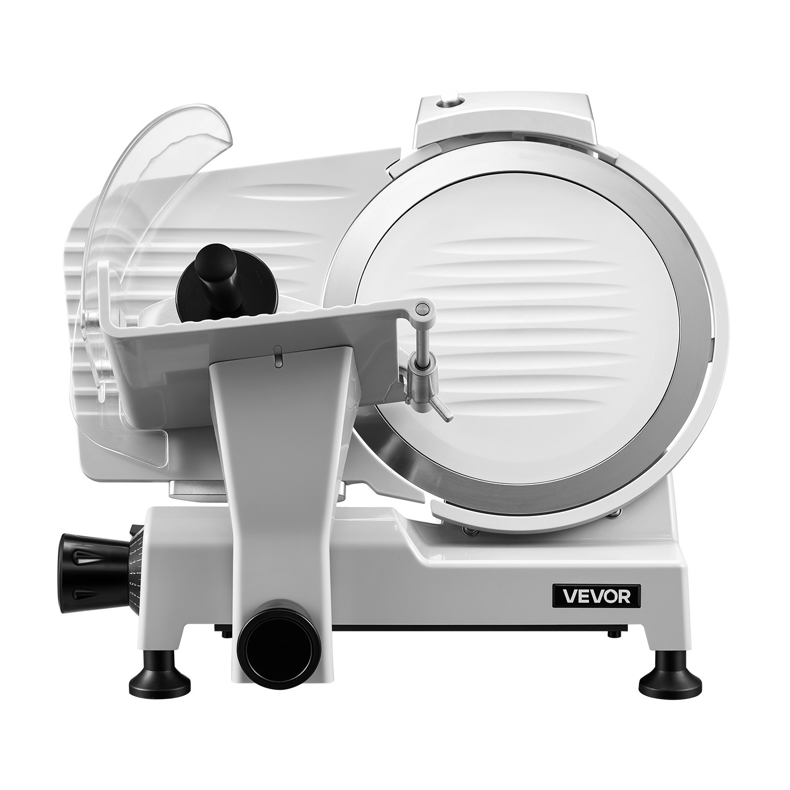 VEVOR Commercial Meat Slicer Electric Cutter 300W 10″ Carbon Steel Blade