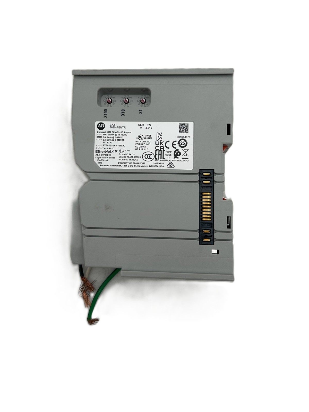 Allen-Bradley 5069-AENTR Compact 5000 EtherNet/IP Adapter Ser A
