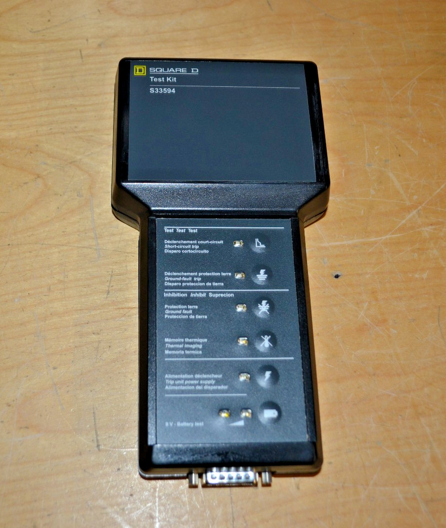 Square D Schneider Electric ~ S33594 Hand Held Breaker Tester (HHTK) ~ UNIT ONLY