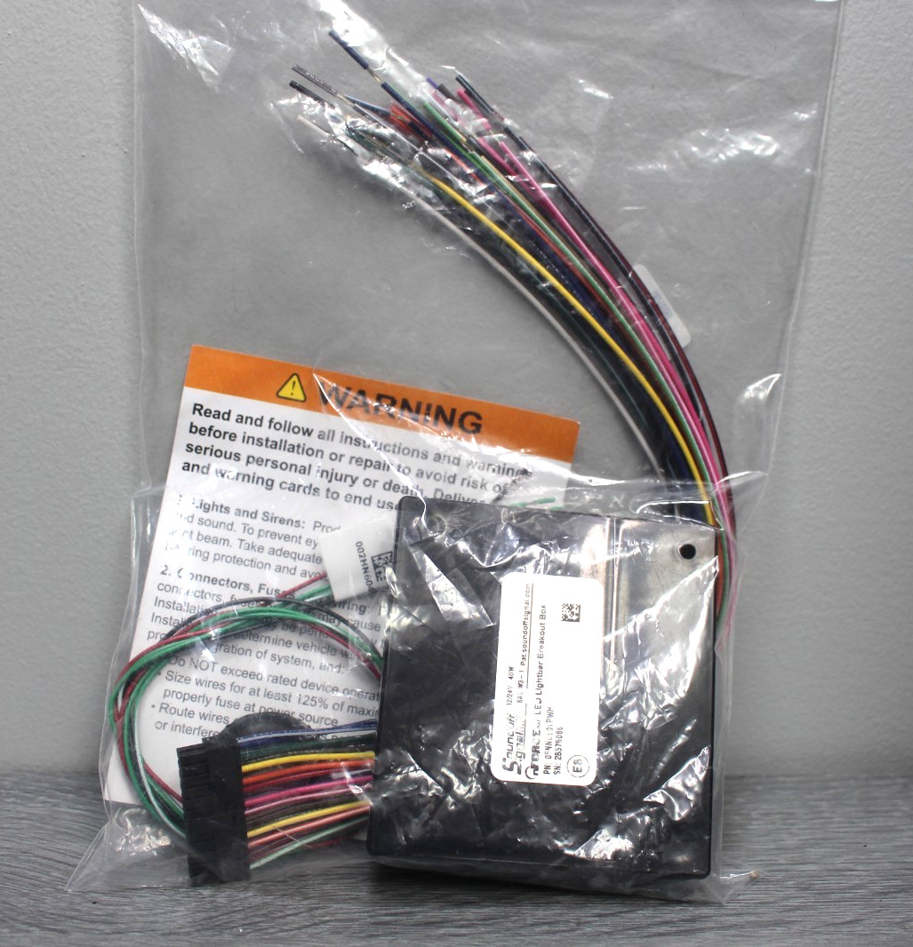 Soundoff Signal Breakout Box UBOB UNIVERSAL NEW IN BAG PUVBBJ00. NEW