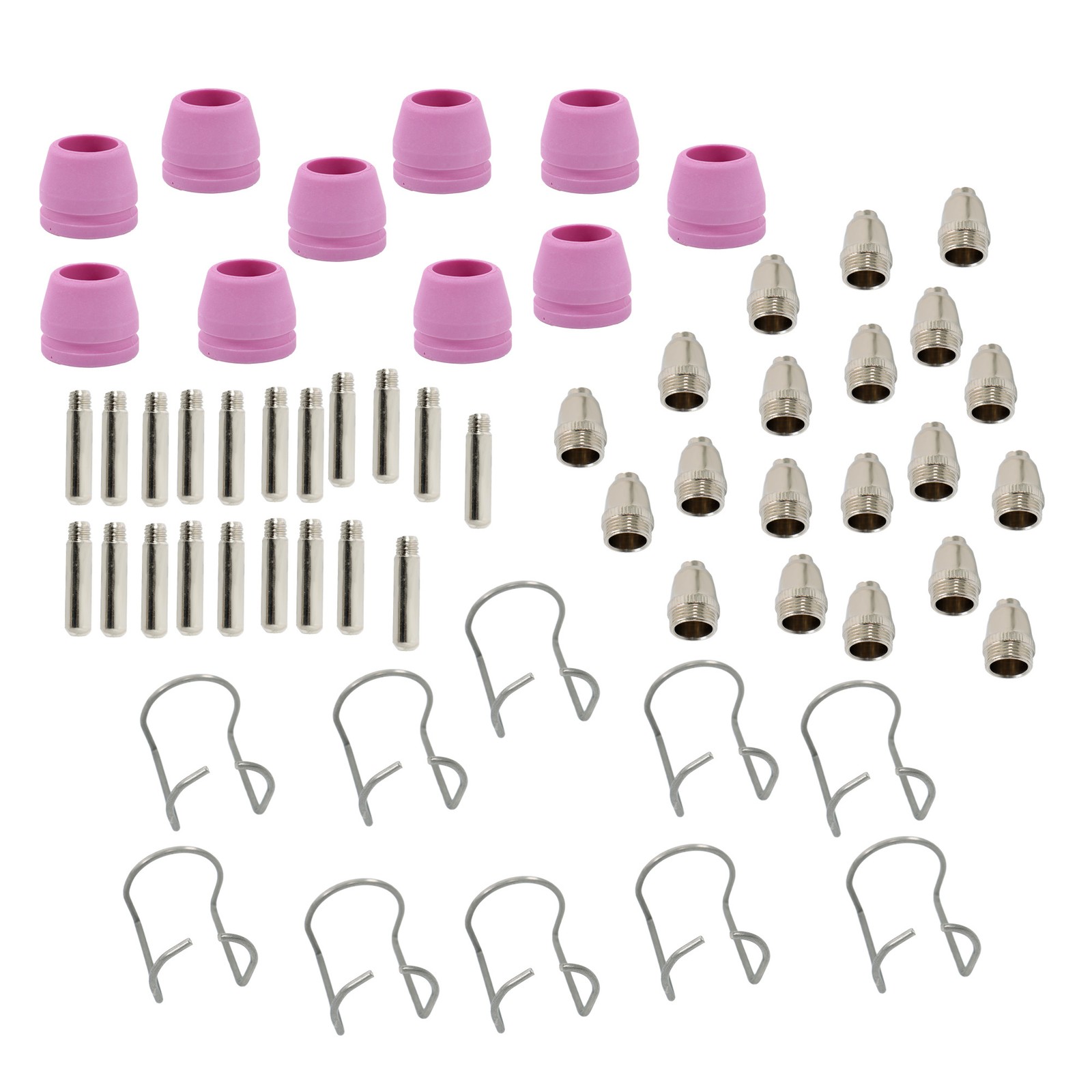 60 Pcs Plasma Cutter Torch Consumables Kit for SG-55, AG-60, WSD-60 CUT50