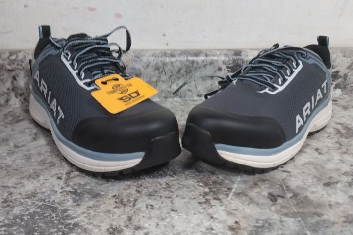 Ariat 10044427 Size 8 B Women’s Gray/Light Blue Athletic Style Work Shoe