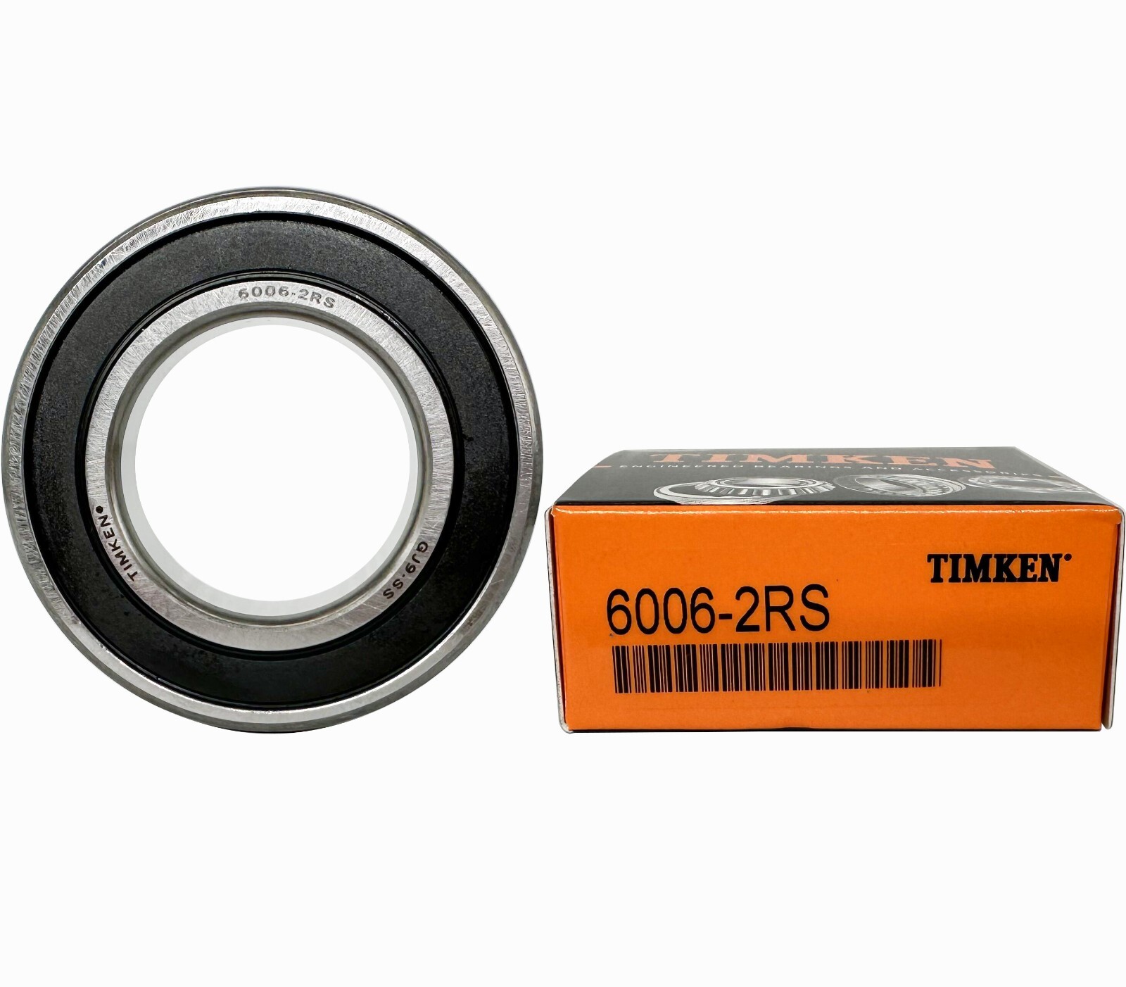 2PCS TIMKEN 6006-2RS 30X55X13MM Double Rubber Seal Bearings