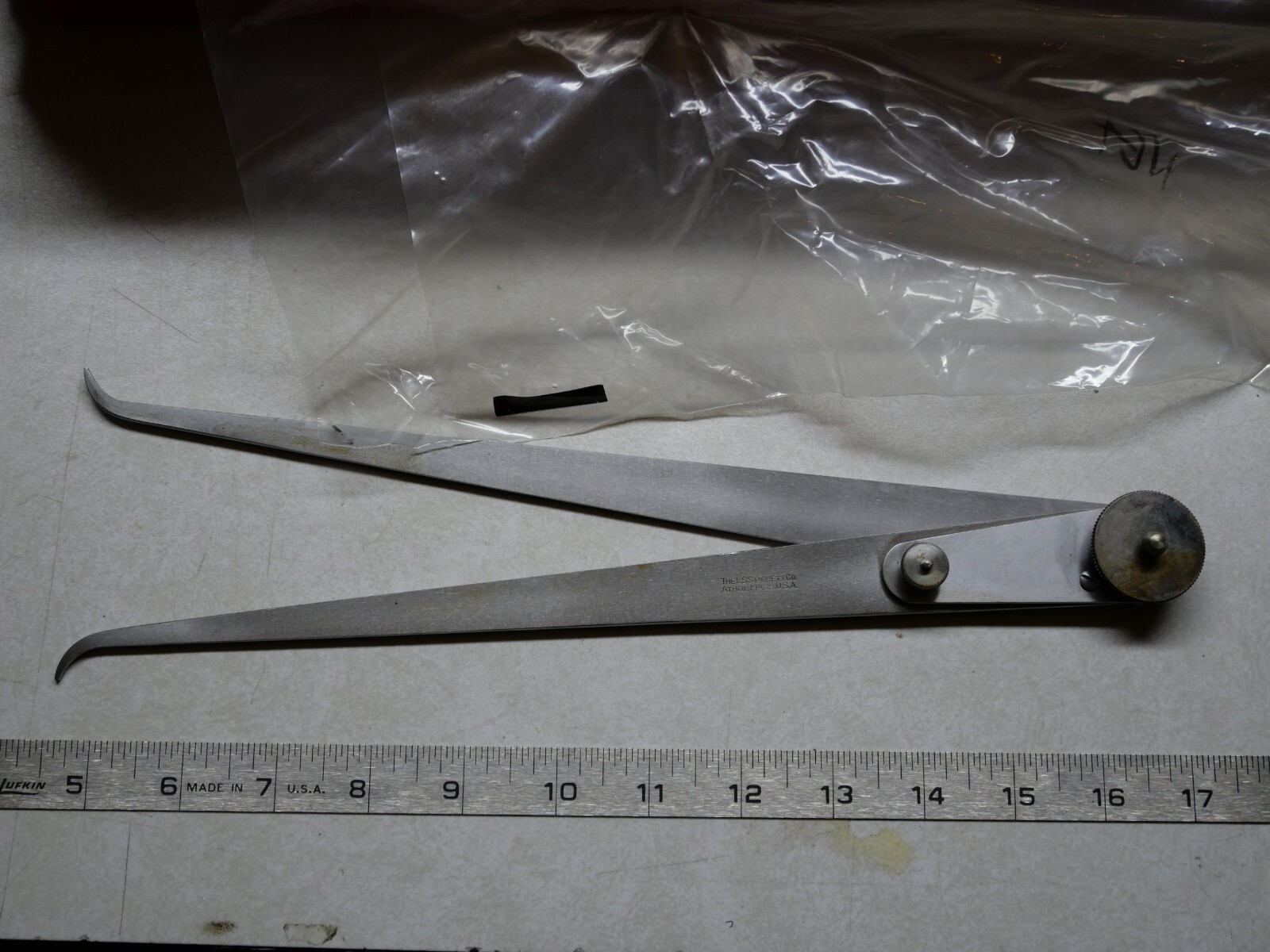 Starrett No. 39-12, 12″ Lock Joint Inside Calipers