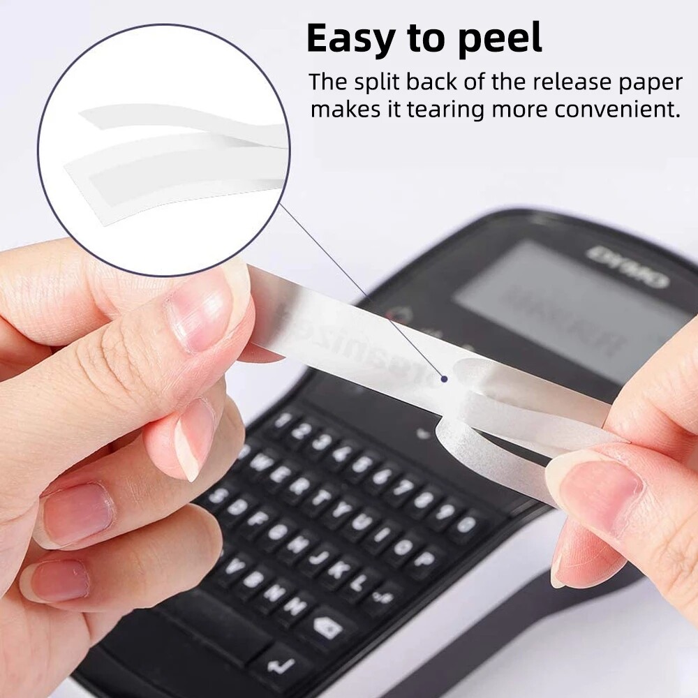 6PK Compatible Dymo D1 45013 45010 Label Tape for DYMO LabelManager 160 280 420P