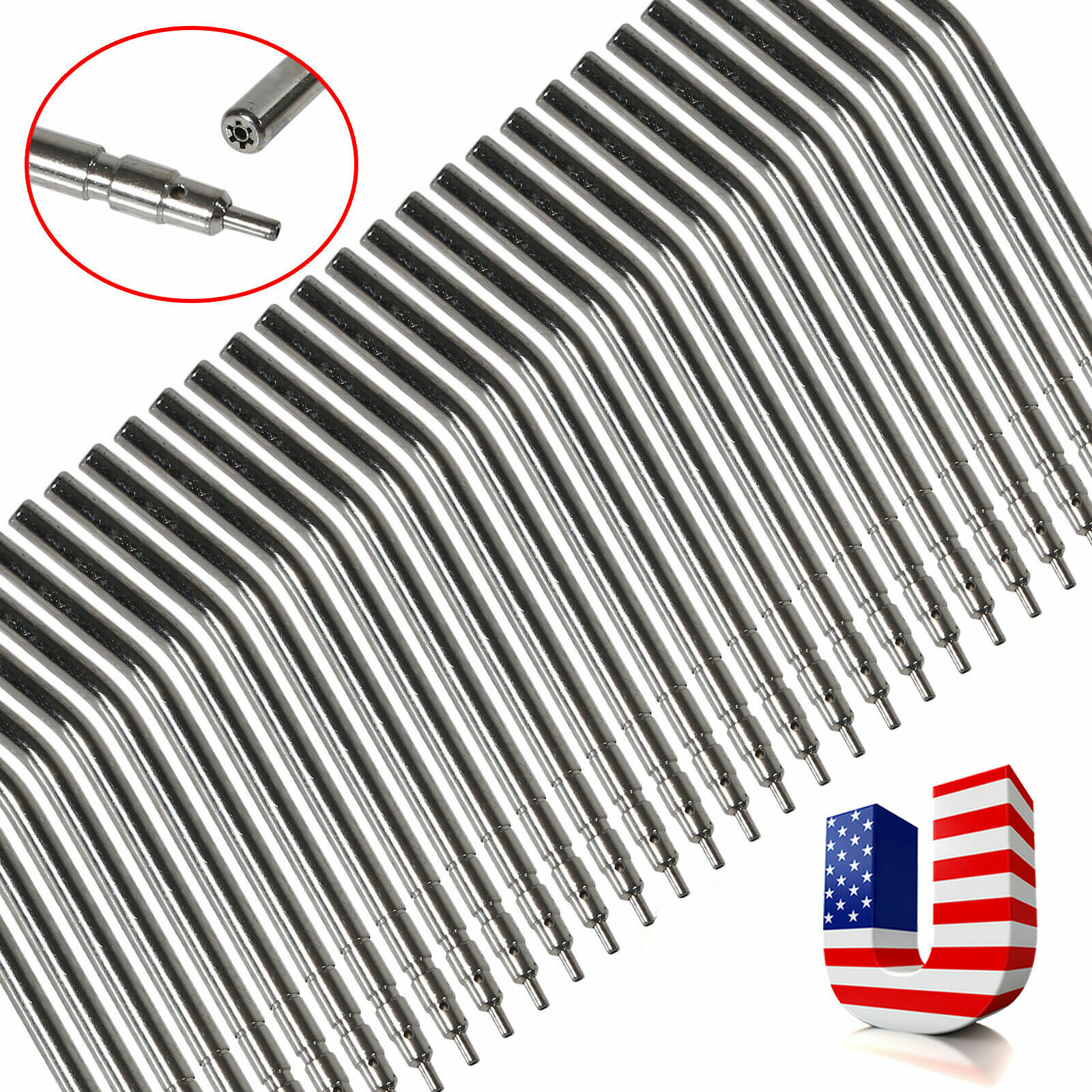 Metal Alloy Nozzles Tips Tubes for Dental Air Water Spray Triple Way Syringe xl