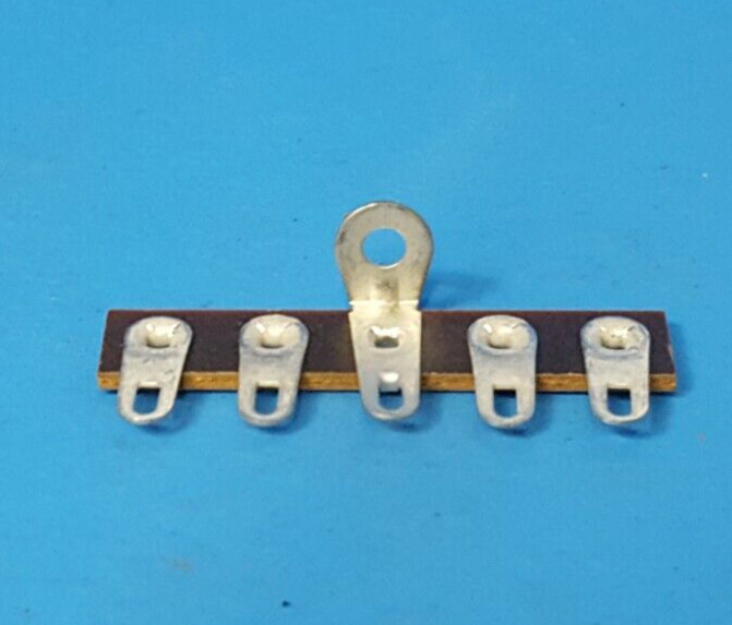 (( 2 PCS)) 5+1 LUG PHENOLIC TERMINAL STRIPS WITH SOLDER LUGS FOR TUBE AMPLIFIER