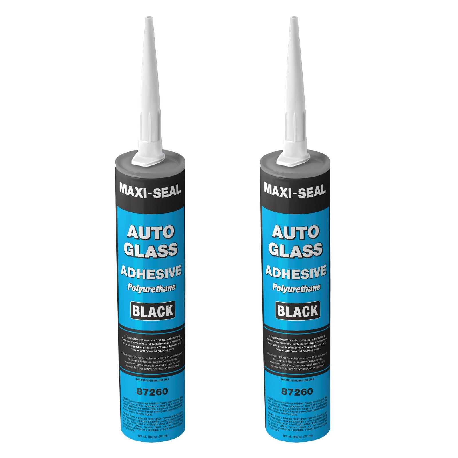 Maxi-Seal Black Polyurethane Windshield Adhesive with Fast Curing Non-sag