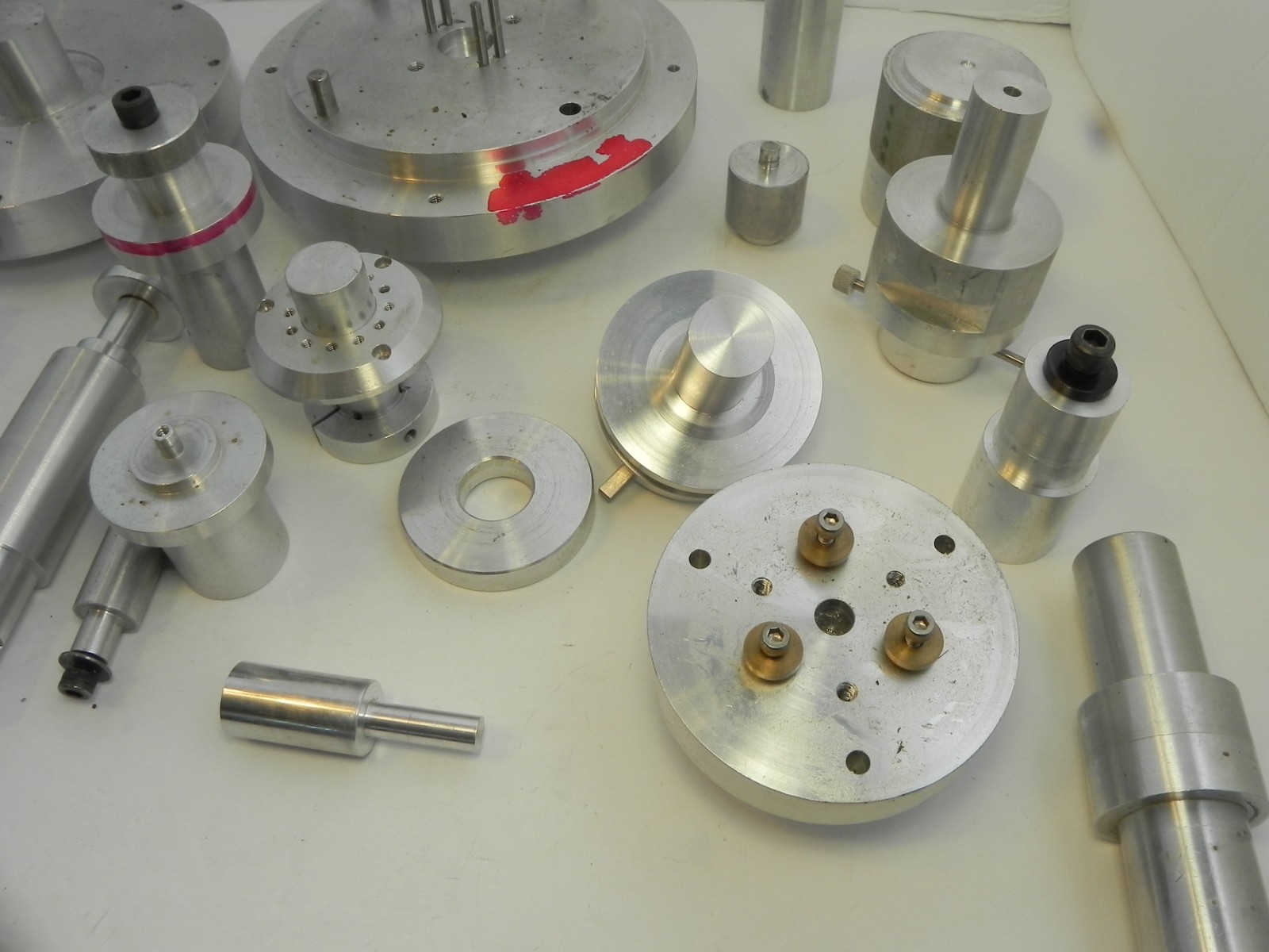 Machined Aluminum Pieces for Hobby Shop.