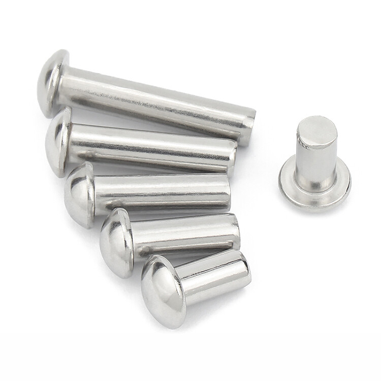 Solid Aluminium Round Head Rivets DIN 660 Domed Head M2 M2.5 M3 M4 M5 M6 M8