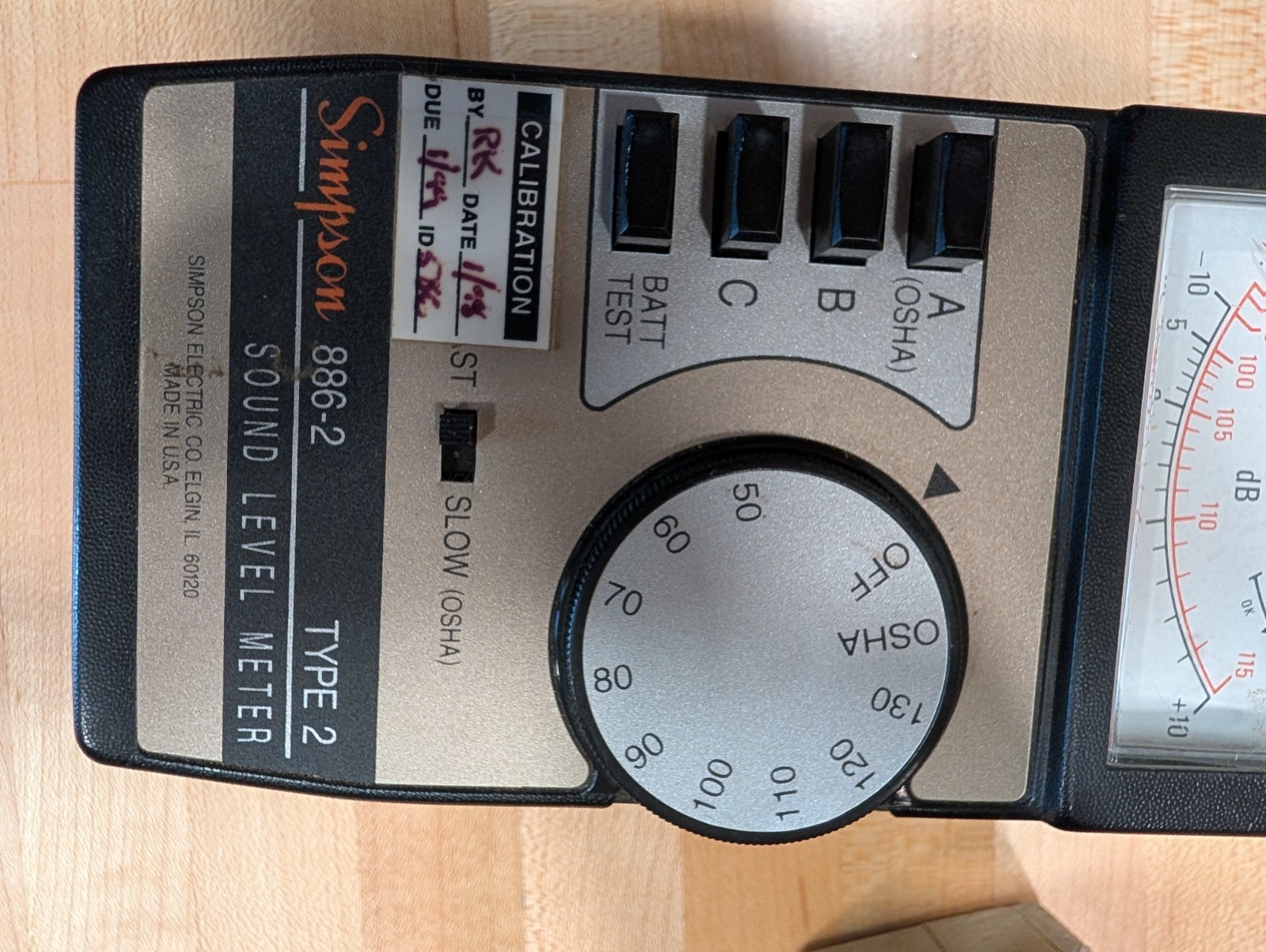 Simpson 886-2 Type 2 Multi Weight Sound Level Meter (qty 2 sold together)