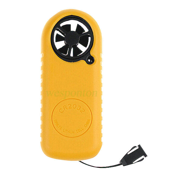 LCD Speed Wind Meter Scale Digital Temperature Anemometer Thermometer