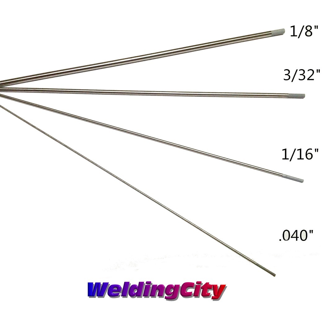 WeldingCity® 10-pk TIG Welding Tungsten Electrode 2% Ceriated (Gray) 1/16″x7″ US