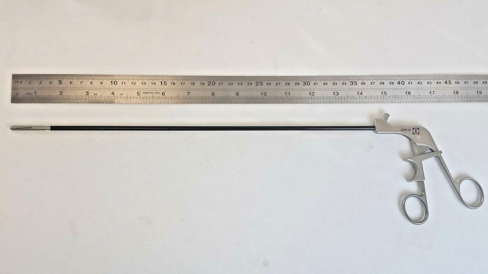 Aesculap 8360-00 Prestige Single Action Atraumatic Grasper 5mm x 36cm