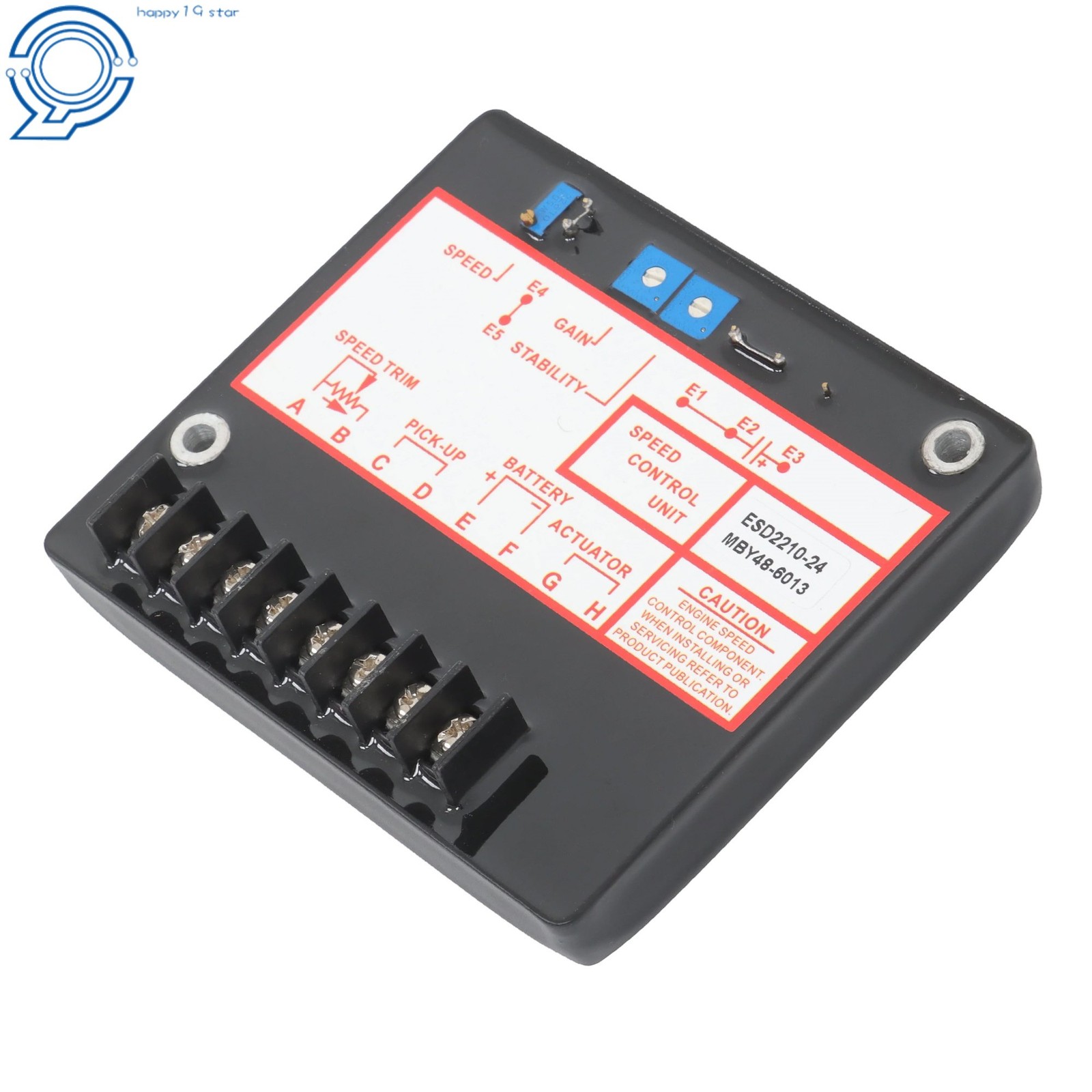 24V ESD2210-24 Generator ESD2210 Speed Controller Engine Speed Control Unit