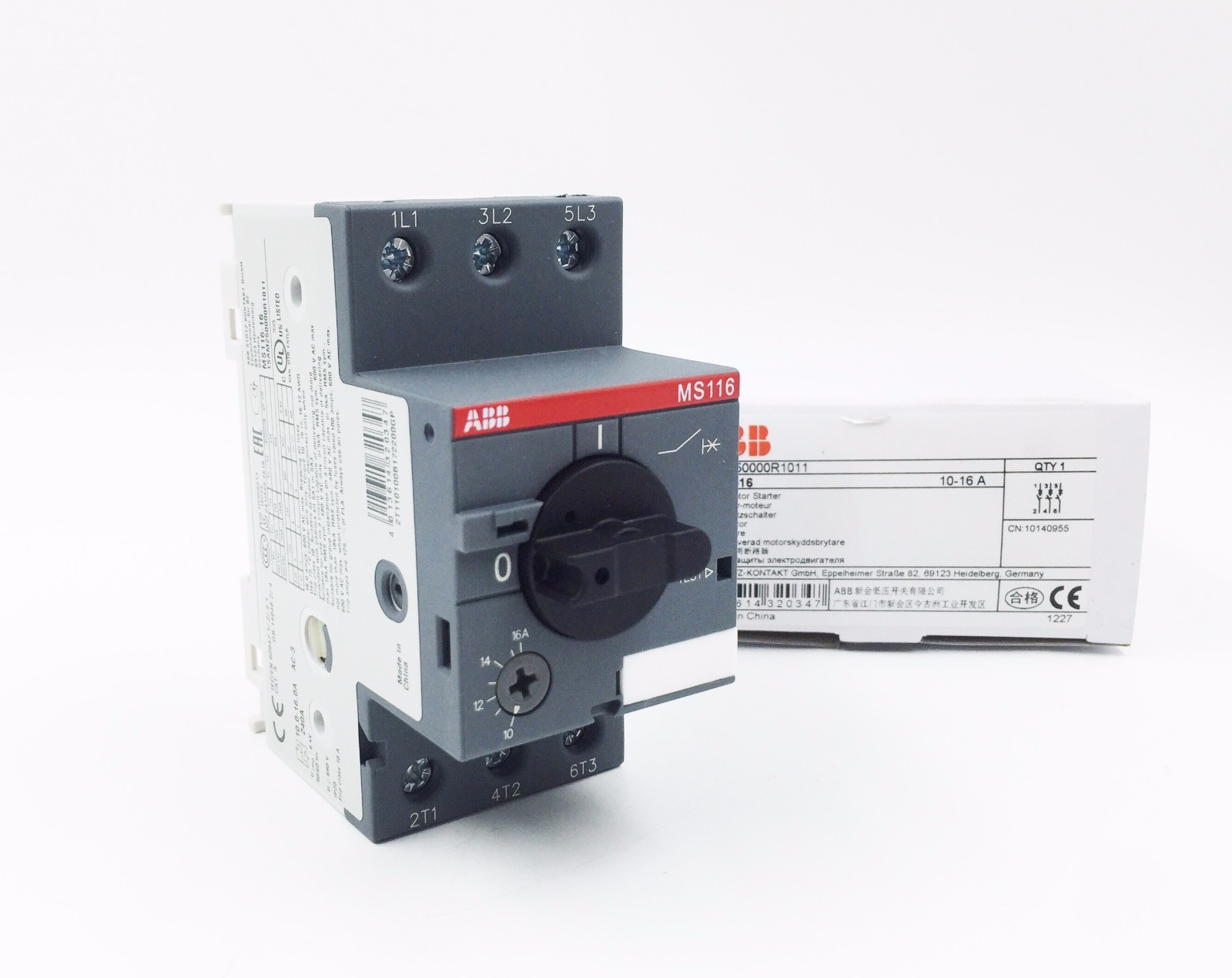 1 pieces ABB MS116-25 Manual Motor Starter 20-25A 1SAM250000R1014