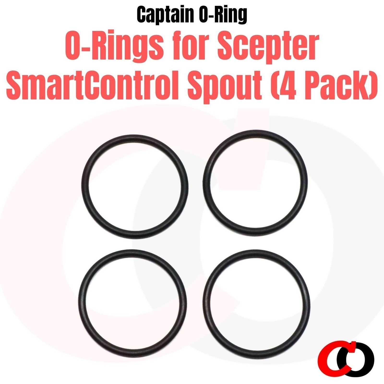 Captain O-Ring – O-Rings for Scepter SmartControl Gas Can Spout (4 Pack)
