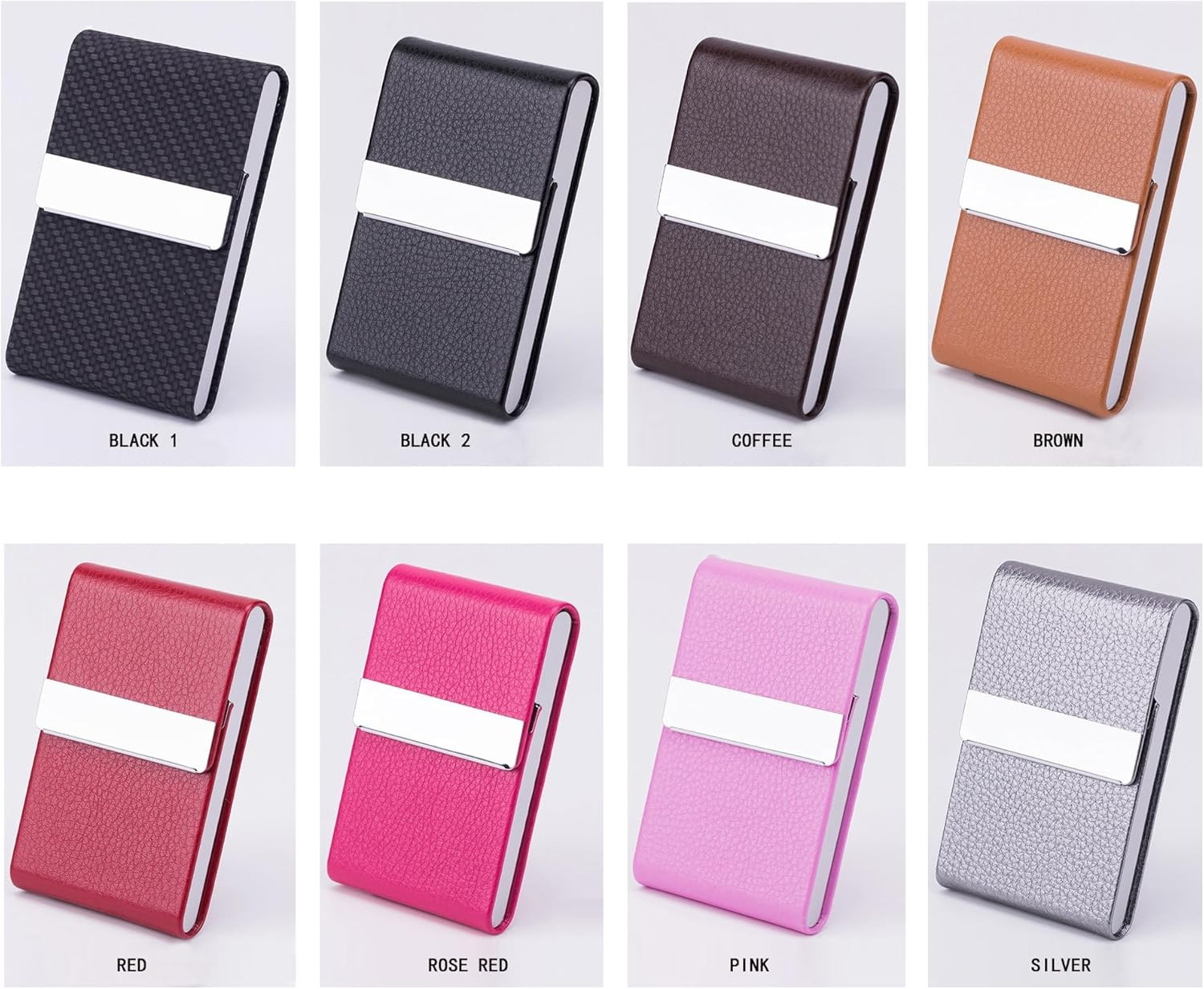 Business Card Holder with Ultra Slim Design,Business Card Case with Premium PU L