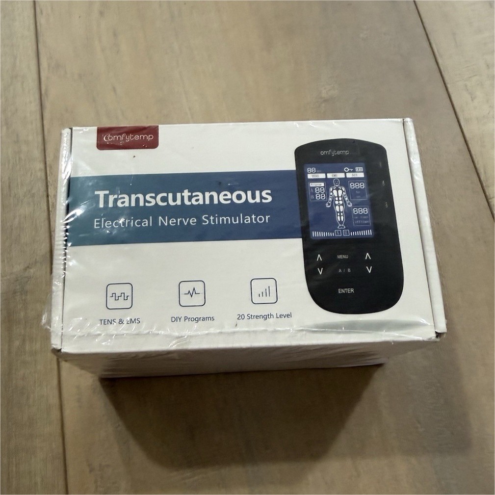 Comfytemp K6106030 TENS/EMS Unit, 24 Programs, 20 Strength Levels