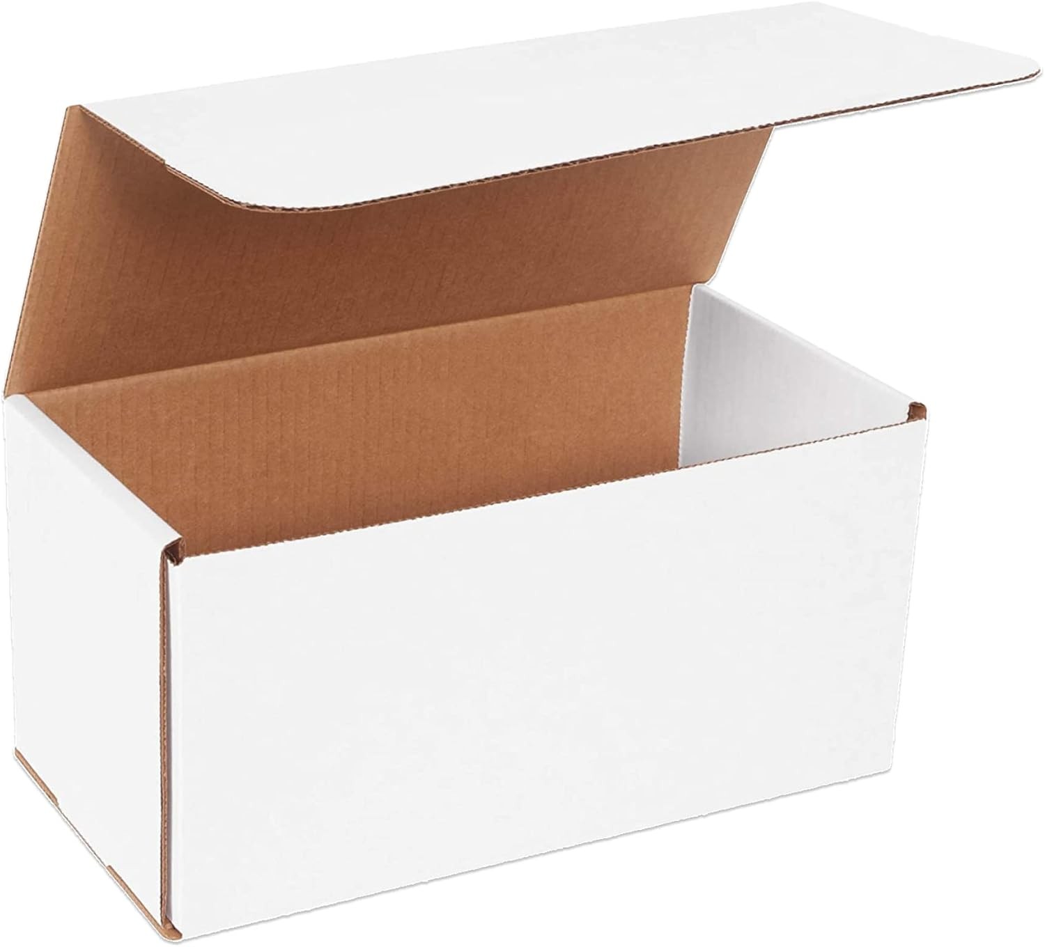 BOX USA BM1222 Corrugated Mailers, 12″ x 2″ x 2″, White Pack of 50
