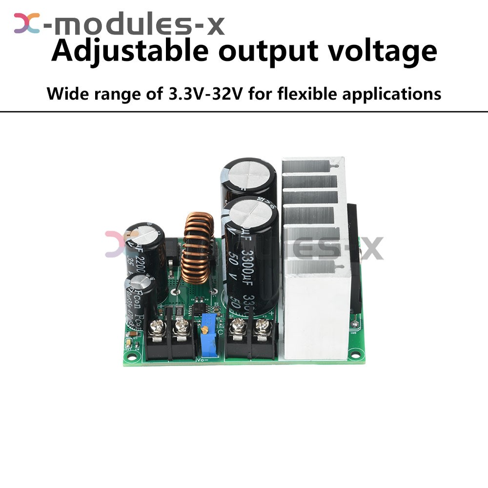 AC 5-25V/DC 8-38V To DC 3.3-32V Buck Power Module 140W Voltage Regulator