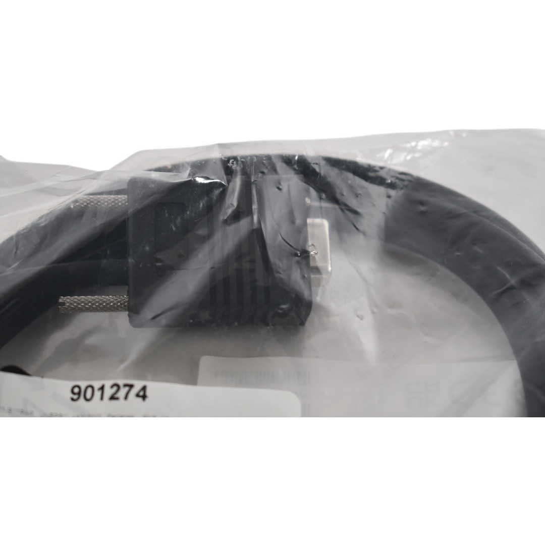 NEW Zebra CBA-R07-S07PAR RS232 DB9 Female 7ft Straight Scanner Cable 12V