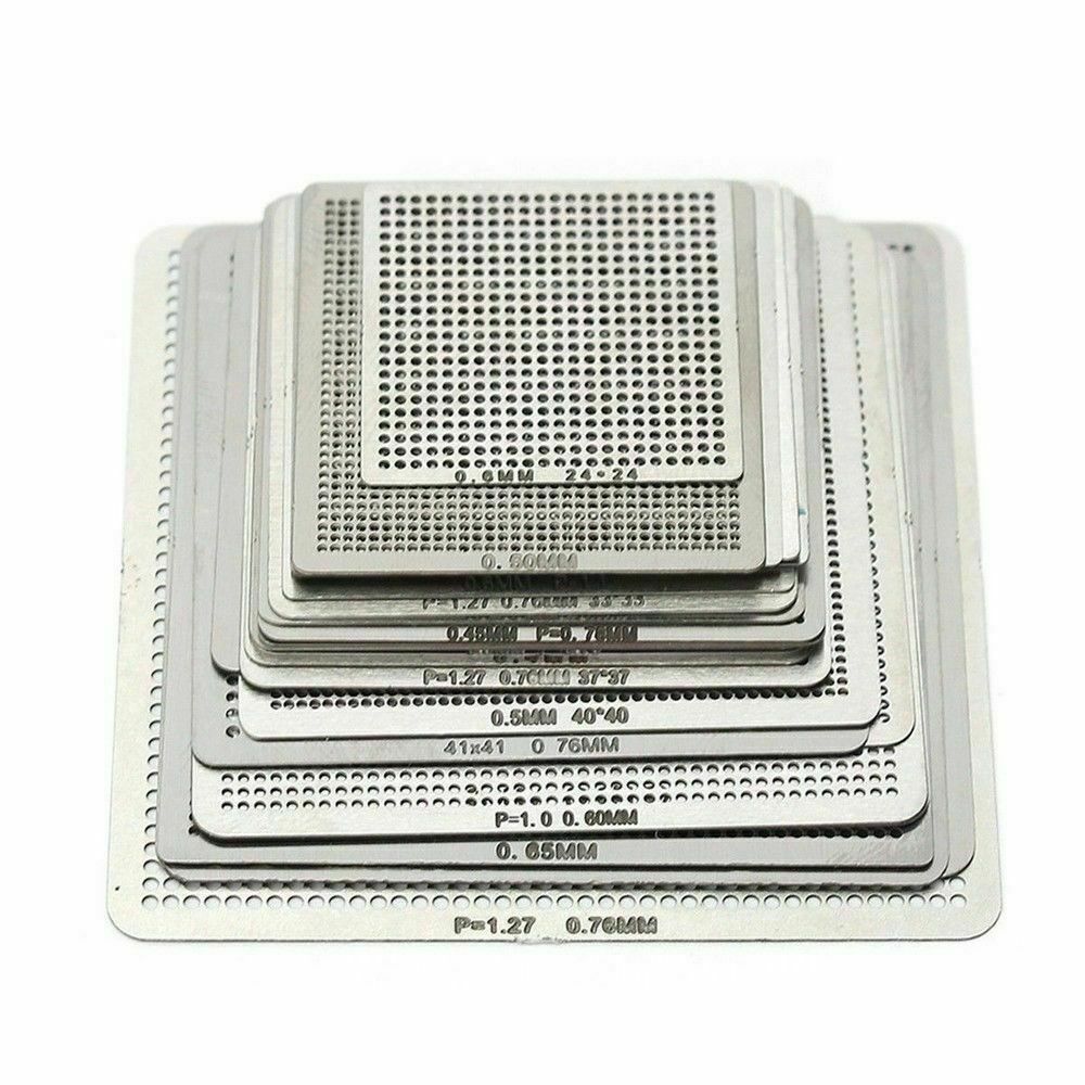 Universal Stencil Steel Mesh BGA Reballing Rework Station For Chip Repair Rework