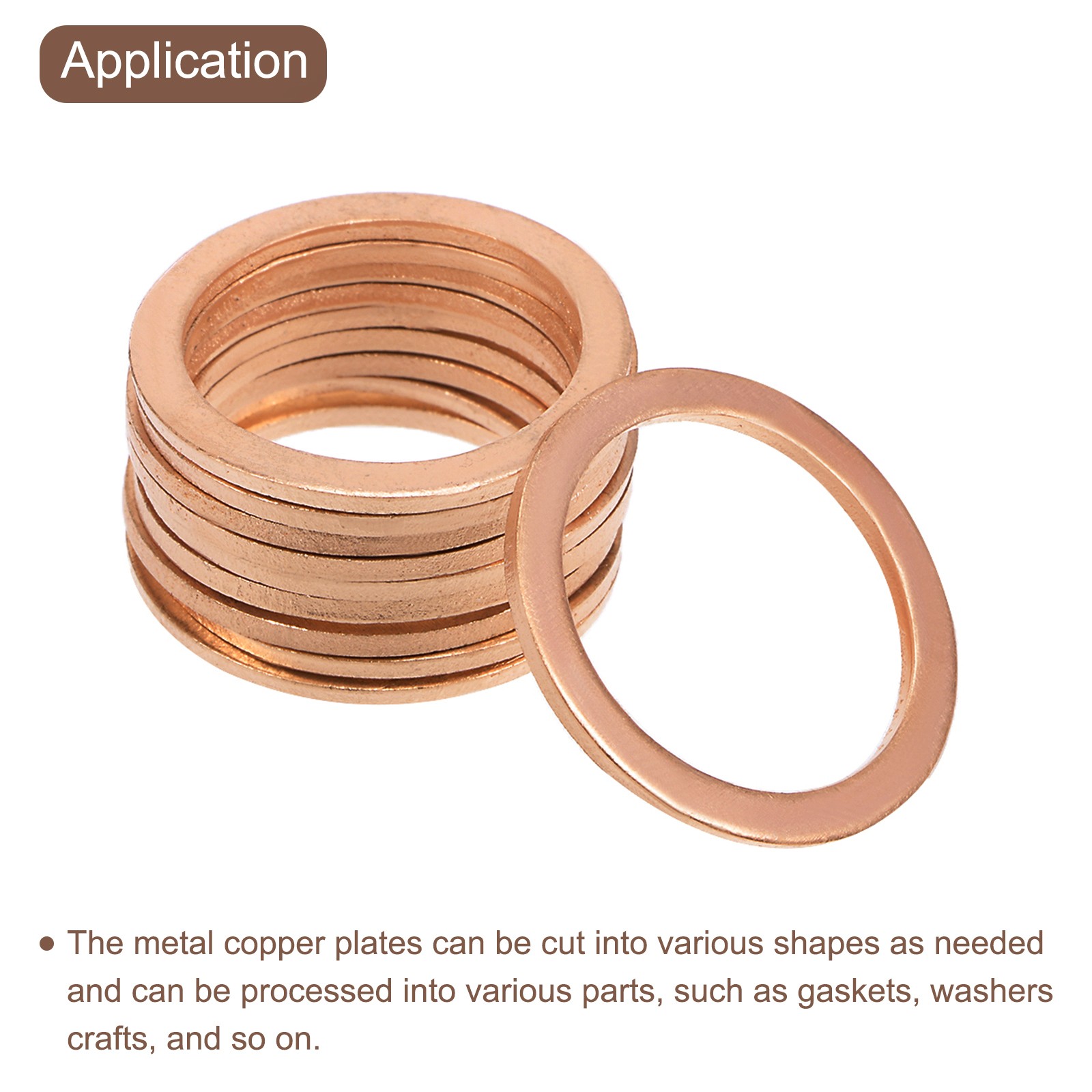 Pure Copper Sheet 8″ x 4″ x 0.05″ 16 Gauge T2 Copper Metal Plate