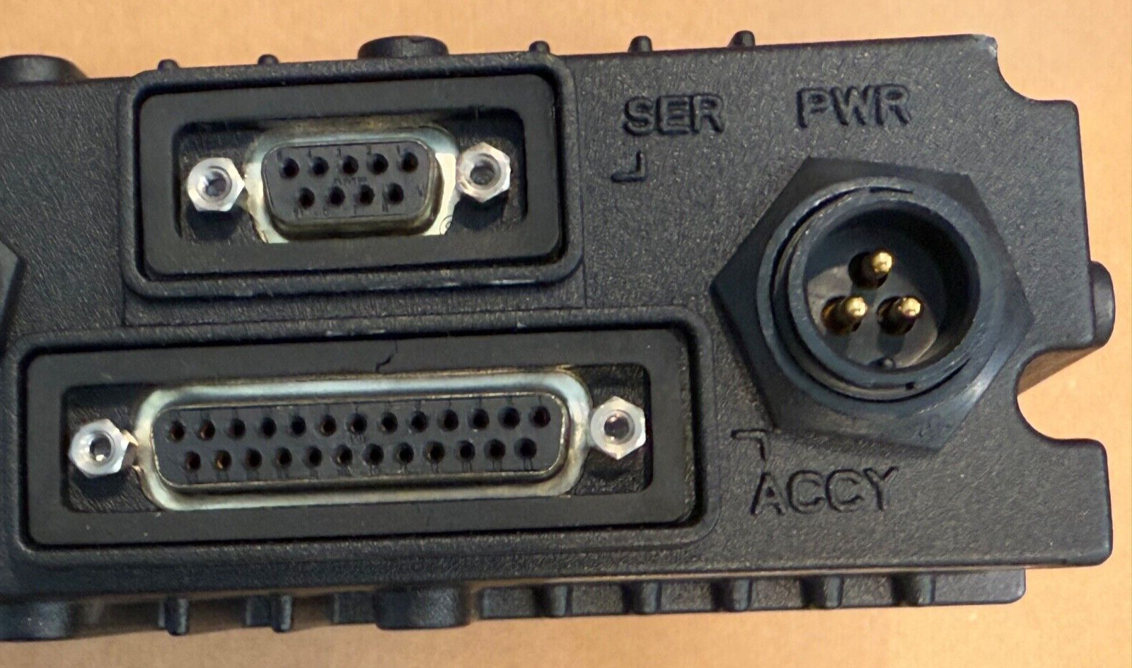 Harris MaCom Radio CU23218-0002 Control Head CH-721 + MC-101616-041 Microphone