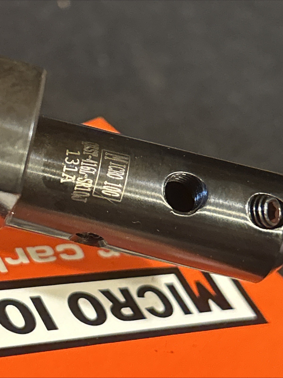 Micro 100 QZST-416L-SR10J. 1/4″ Quick Change Coolant Tool Holder For Star Swiss