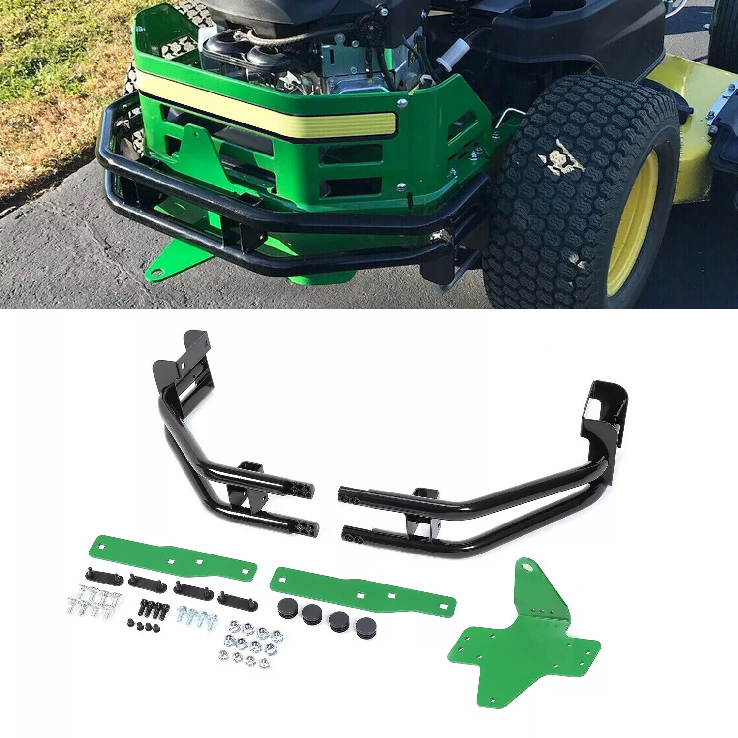 Rear Bumper Bar & Hitch Kit For John Deere Z235 Z345M Zero-Turn Mowers #BM2448
