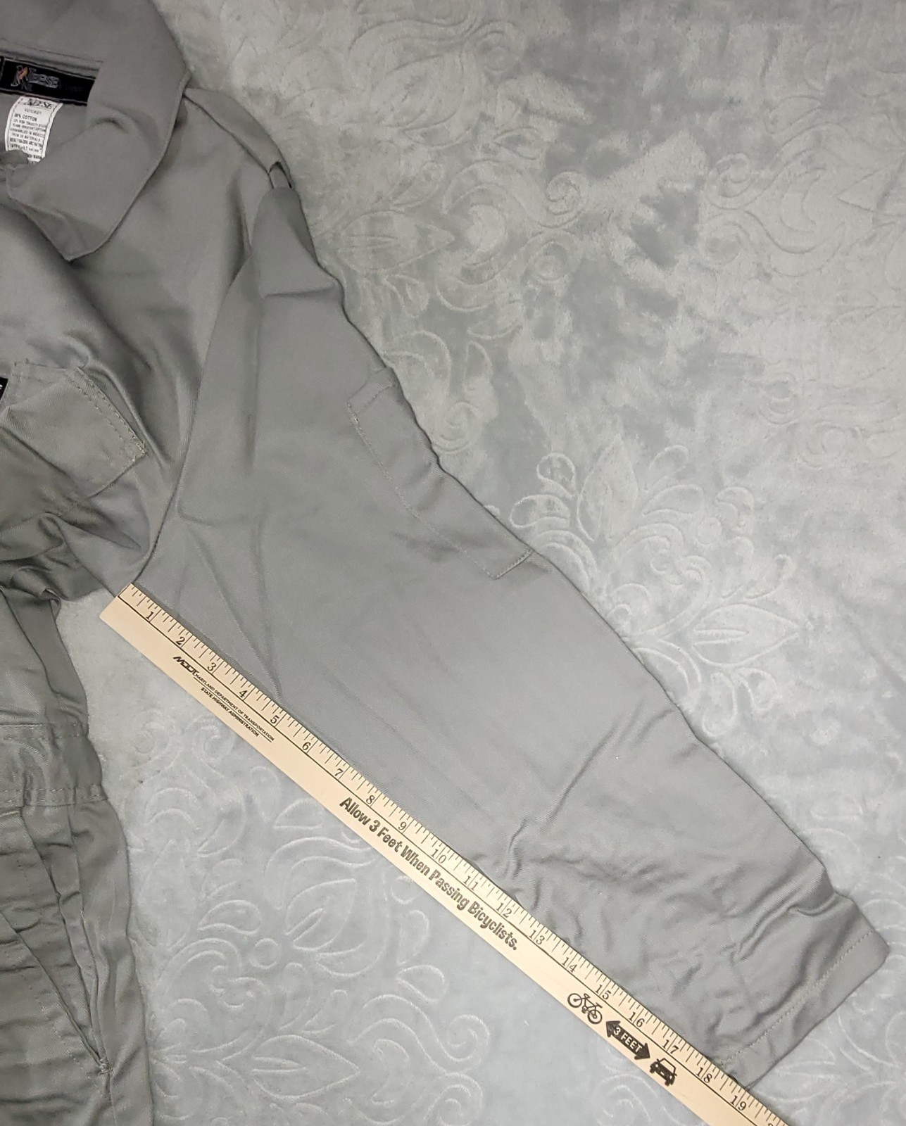 Neese VU7LCAGY Westex UltraSoft FR Men’s Coverall Gray Size Medium 38/40 Regular