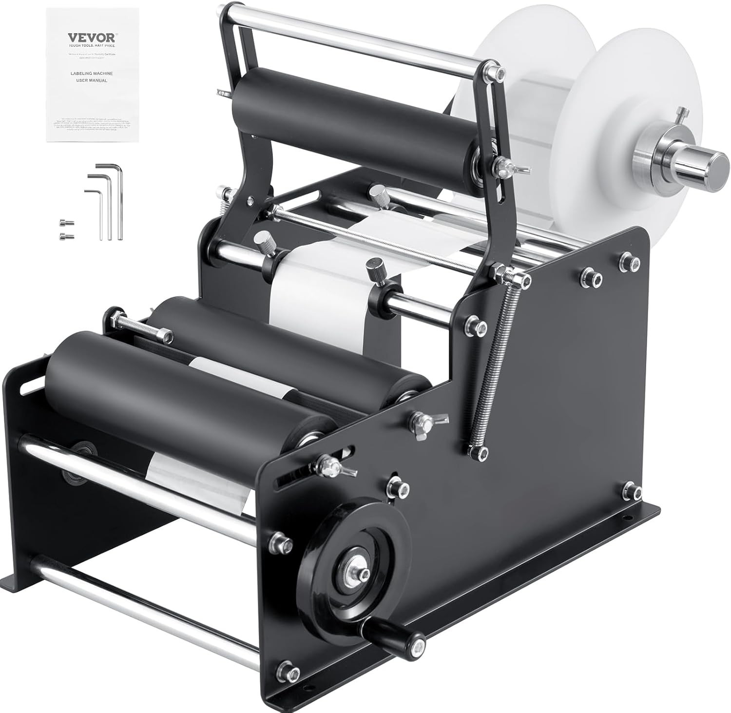 Manual Round Labeling Machine, 15-20pcs/min, Applicator for Round Bottles, Ad…