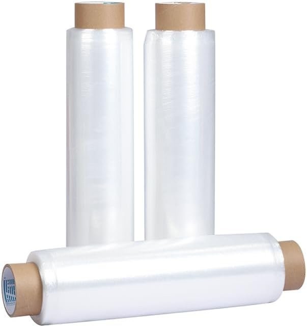 18″ x 1500′ 80 Gauge 2 Rolls Pallet Wrap Stretch Film Hand Shrink Wrap 1500FT