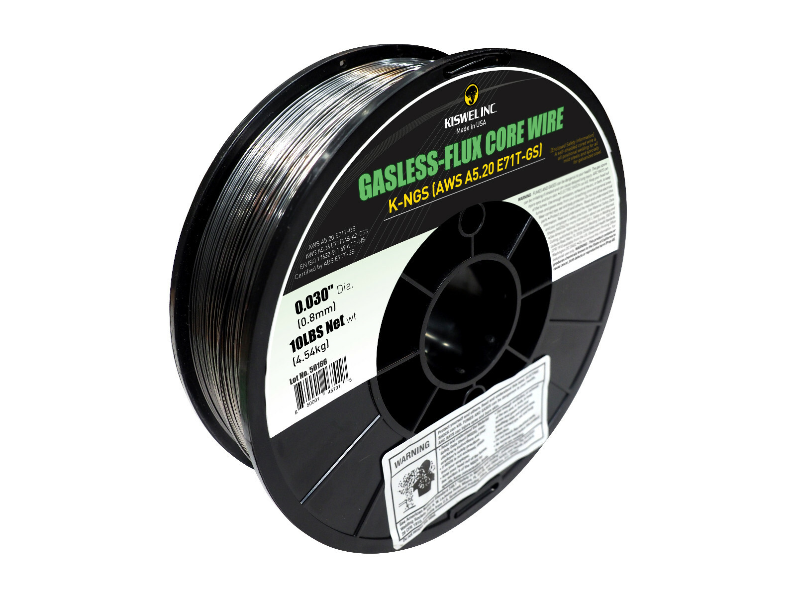 (Made In USA) E-71TGS 0.030in. Dia 10lb Gasless-Flux Core Wire Welding Wire