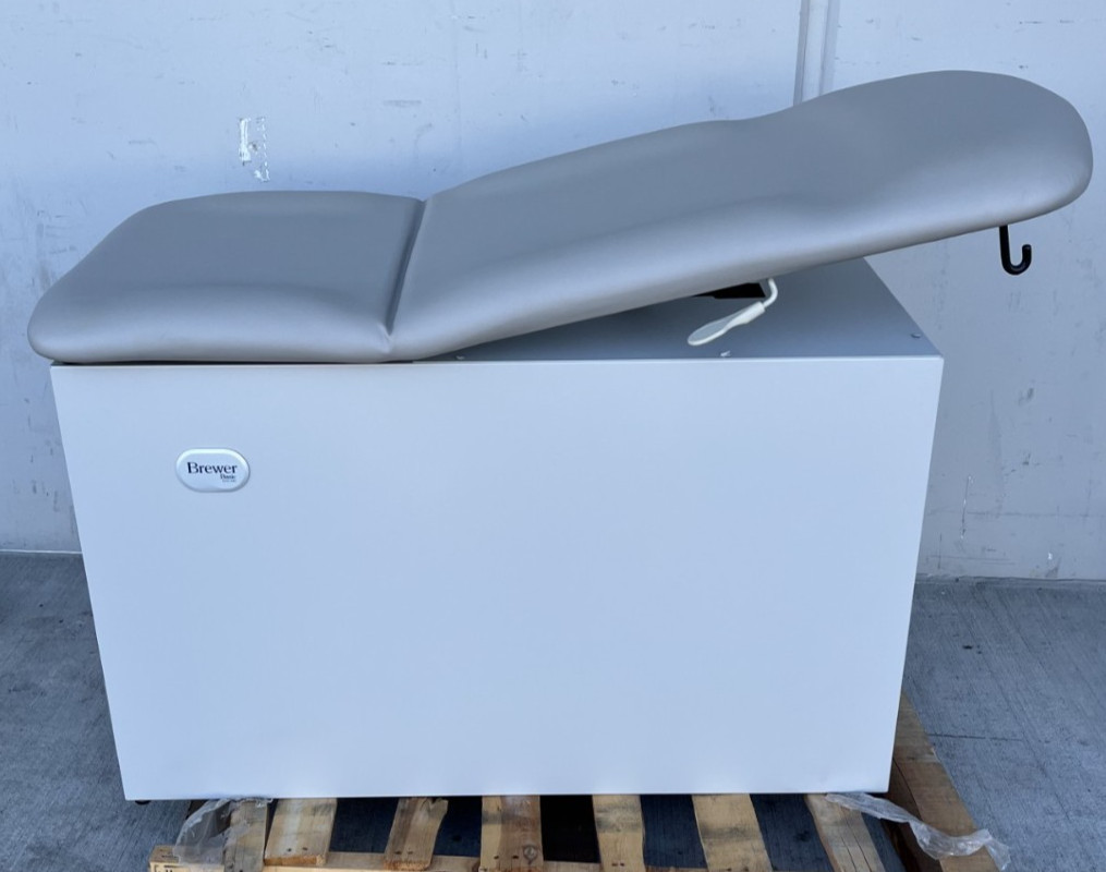 Brewer Access Exam Table w/ Drawers, Adjustable Back & Stirrups Model 4000