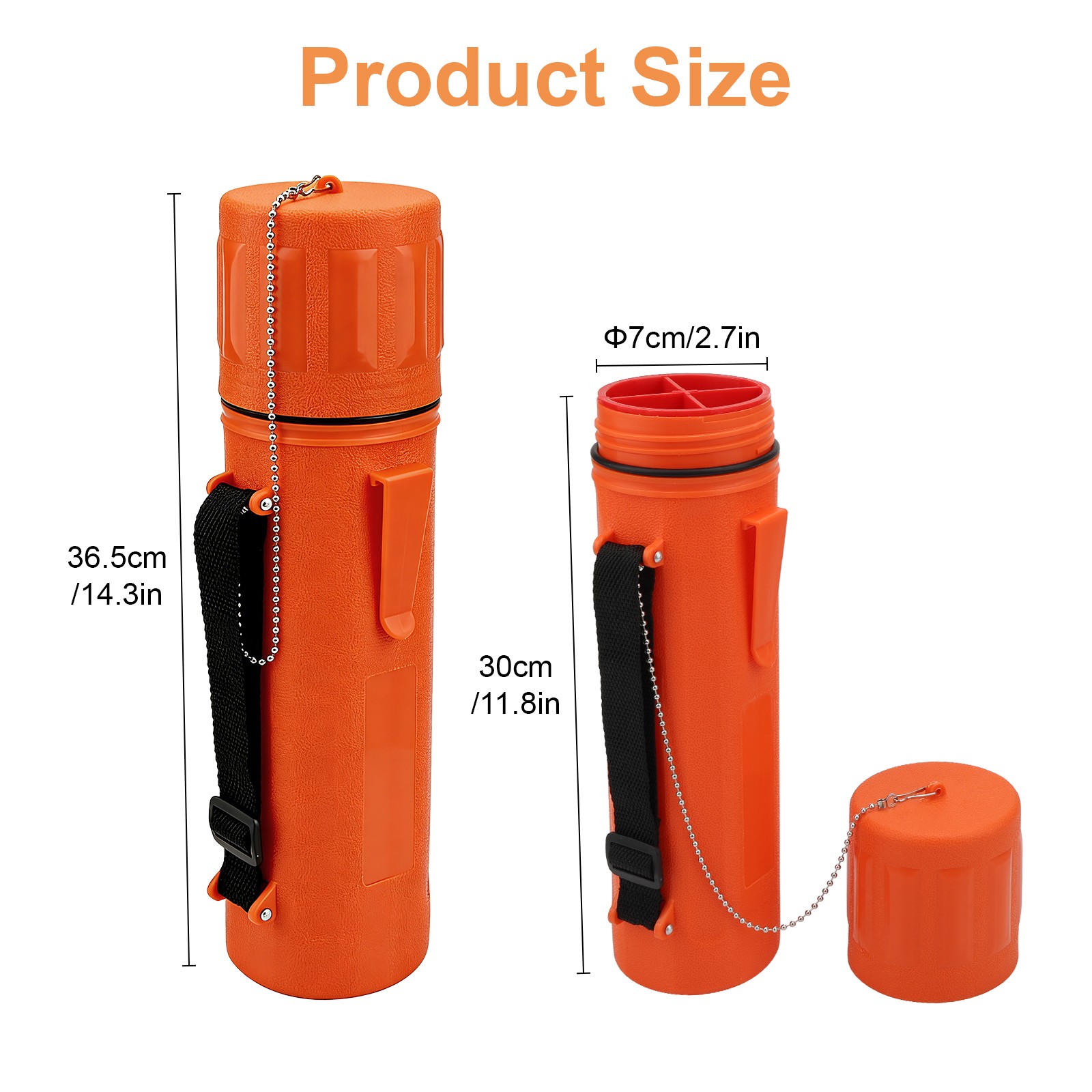 Welding Electrode Storage Tube Moisture Resistant Rod Holder w/ Shoulder Strap