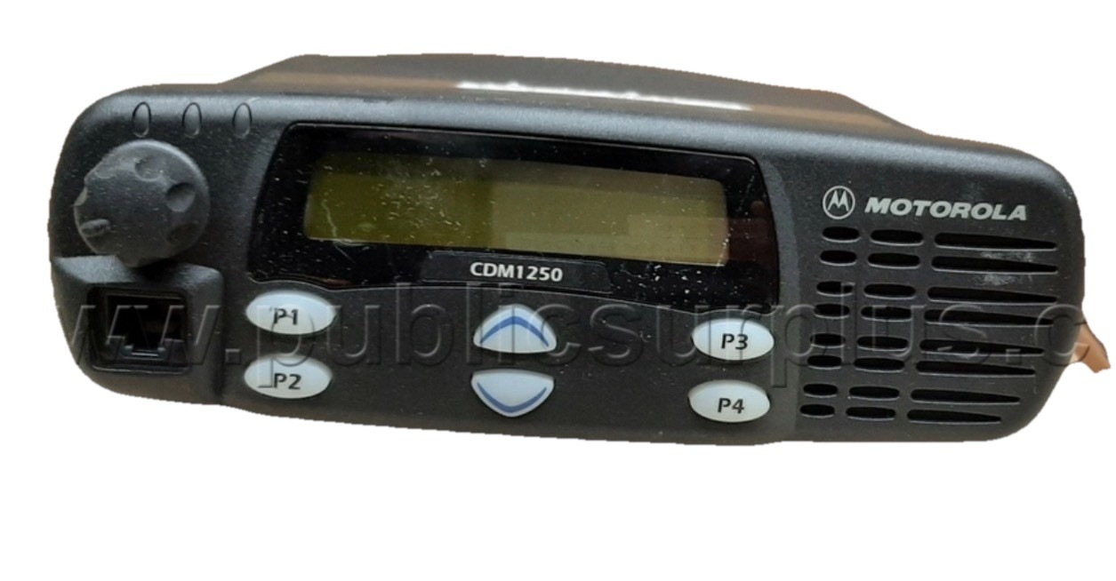 MOTOROLA CDM 1250 AAM25SKD9PW2AN UHF 450 To 512 MHz 40W. 64 Ch. 100% Working