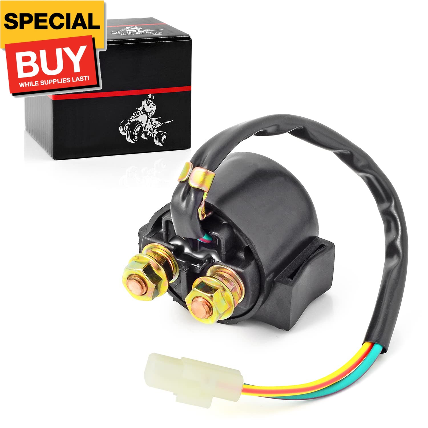 Solenoid Starter Relay Compatible with Honda 450ES 450S 350ES 350S Rancher Forem