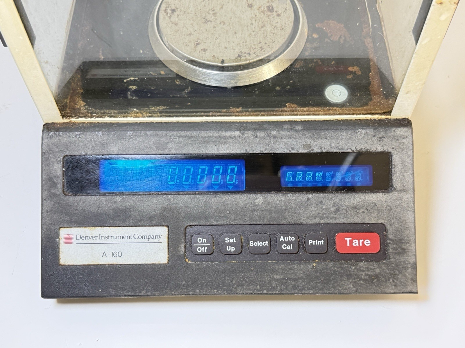 Vintage Denver Instrument Co Model A-160 Electronic Analytical Balance Scale