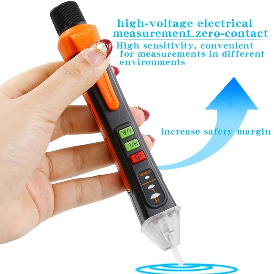Non-Contact Voltage Tester Pen AC 12-1000V Live Wire Detector Breakpoint Finder