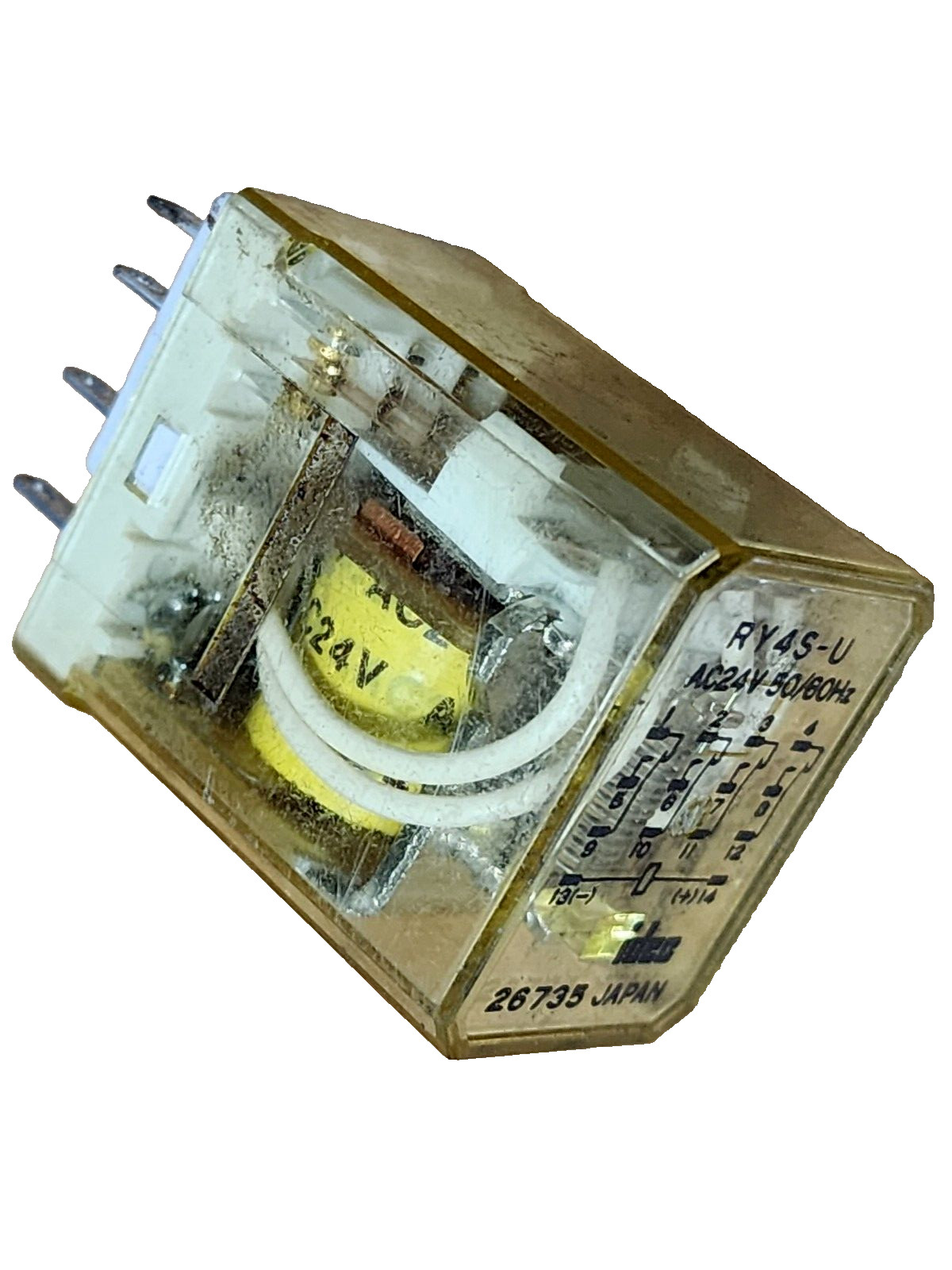 IDEC KUP-11D55-12 / KUP11D5512 Relay 14 PIN 24V DC