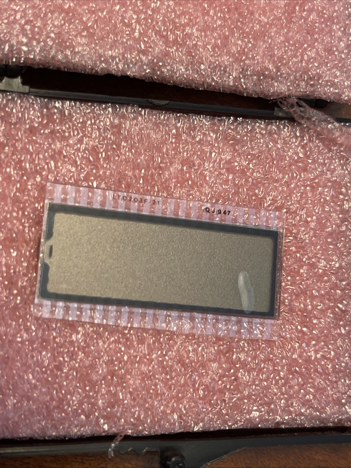 Segment LCD Display Panel Glass Screen ULTD203F-21 Electronic Replacement Part